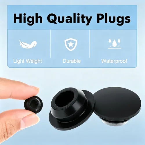 Vista 4 de Dispensador automático de agua para perros, tapón de sellado de silicona, tapones de goma para dispensador de agua de acero inoxidable, modelo WB04