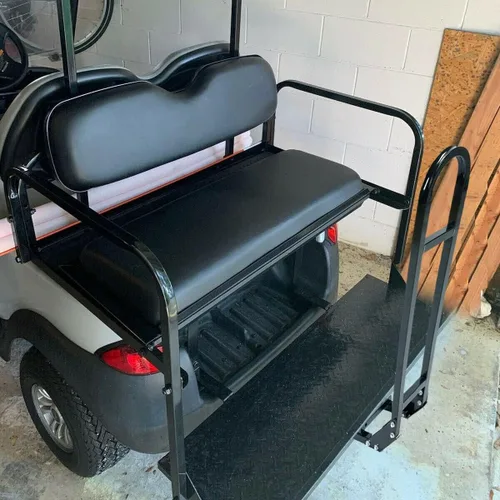Vista 9 de Asiento trasero abatible, compatible con modelos de gas o eléctricos 2004 en adelante, Club Car Precedent/Tempo/Adelante, asiento trasero plegable