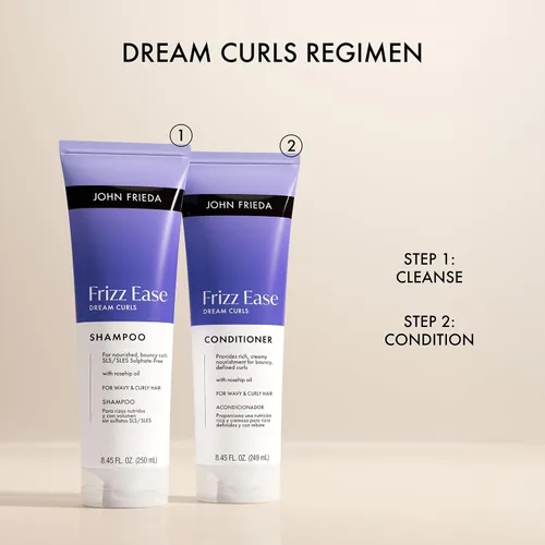 Vista 9 de John Frieda Frizz Ease Dream - Acondicionador de rizos para cabello rizado, 8.45 onzas líquidas, paquete de 2