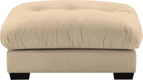 Vista 88 de Otomana beige para sofá modular modular, sofá individual, asiento otomano para sofá modular convertible, sofás de terciopelo para sala de estar