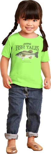 Vista 4 de Gill McFinn Bass Fisherman Fishing Toddler Boy Girl T Shirt