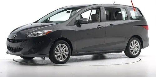 Vista 3 de Cuarto de cristal de la ventana del lado izquierdo del conductor compatible con modelos Mazda 5 Mini Van 2012-2017