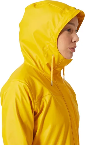 Vista 3 de Helly-Hansen Abrigo de lluvia impermeable con capucha de musgo para mujer