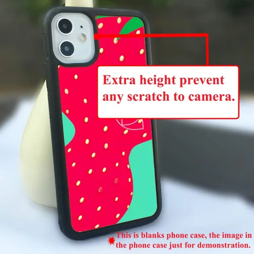 Vista 6 de JUSTRY 10 fundas para teléfono de sublimación compatibles con Apple iPhone 11 (6.1 pulgadas 2019), fundas para teléfono imprimibles en blanco