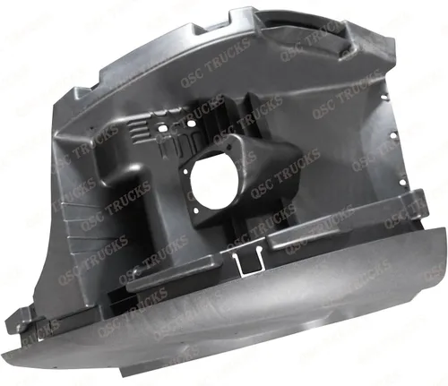 Vista 9 de QSC Truck Parts Juego de 6 piezas de parachoques con luces antiniebla cromadas + LED para Freightliner Cascadia 08-17