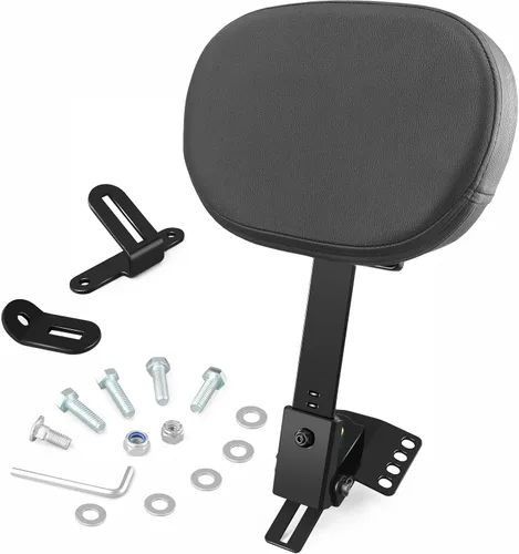 Vista 9 de Kit personalizado de respaldo ajustable para conductor y pasajero enchufable para Harley Electra Glides 1997-2026, hecho para modelos Touring Road