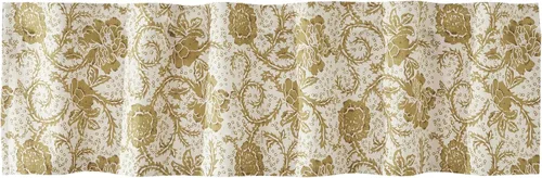 Vista 26 de VHC Brands Dorset Cortina de cenefa para ventana, floral, azul marino, 16 x 73 pulgadas