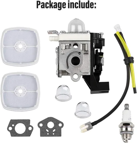 Vista 7 de SRM225 PAS225 GT225 PE225 Kit de afinación de carburador para Echo SRM-225 PAS-225 GT-225 PE-225 A021001692 Carburador de desbrozadora con filtro