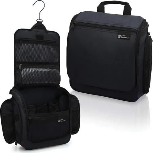Vista 19 de D&D Bolsa colgante para artículos e aseo personal, organizador de viaje de diseñador para maquillaje y artículos de aseo, para hombres y mujeres