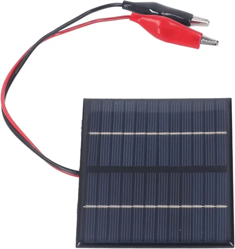 Vista 6 de Omabeta 1.5W 12V Panel solar, panel solar ligero portátil de salida de alta eficiencia de polisilicio para cargador de batería