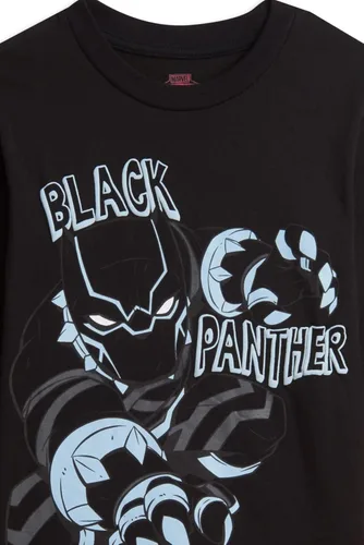 Vista 5 de Marvel Avengers - Paquete de 3 camisetas gráficas de manga larga color verde