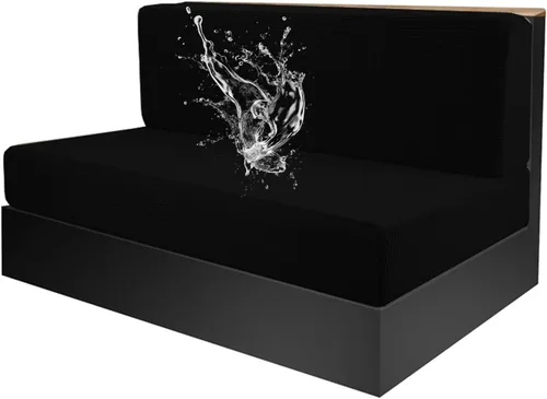 Vista 13 de Funda elástica para cojines de comedor de caravana, asiento de cabina de sofá jacquard para banco de automóvil de cámper