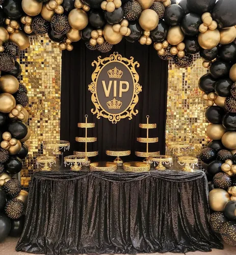 Vista 6 de LALAPORT Telón de fondo duradero sin costuras de 10 x 10 pies de 190 GSM para fiestas, bodas, baby shower, cumpleaños, graduación, decoración