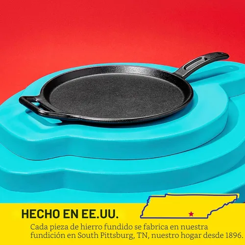 Vista 6 de [Usado] Lodge BOLD Plancha de Hierro Fundido Sazonado de 12 Pulgadas, Utensilios de Cocina de Diseño Vanguardista