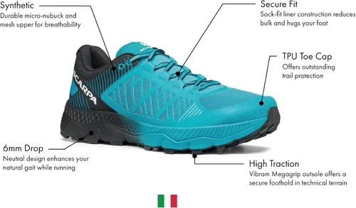 Vista 2 de SCARPA Zapatillas Spin Ultra Trail para hombre para senderismo y trail running