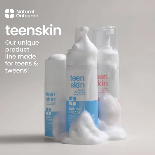 Vista 7 de natural outcome Dúo de Lavado Facial para Piel Adolescente Lavado Facial Diario Suave con Espuma para Niños y Niñas Ingredientes No Tóxicos