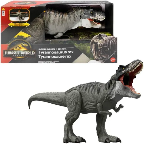 Vista 8 de Mattel JCH02 Jurassic World Rebirth Power Devour Tyrannosaurus Rex Figura de dinosaurio