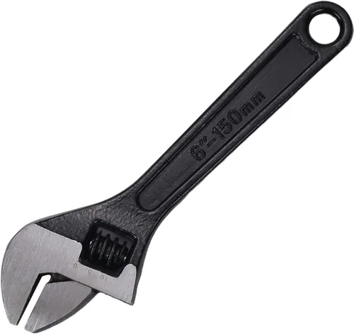 Vista 11 de Utoolmart Llave ajustable de apertura de longitud de 6 pulgadas 0.787 in con tratamiento superficial niquelado 1 unids
