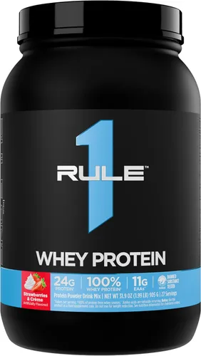 Vista 32 de Rule 1 Proteins Whey Protein Powder, Salted Carmel, 27 Servings