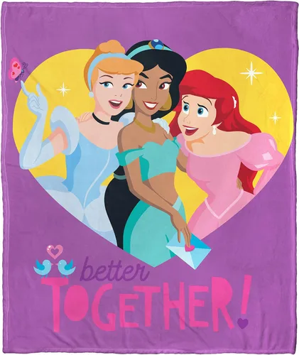 Vista 19 de Northwest Aladdin - Manta de seda táctil, 50 x 60 pulgadas, Aladdin y Jasmine