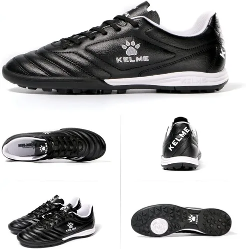 Vista 5 de KELME Zapatos de fútbol para hombre, con soporte de arco, zapatos de fútbol sala profesionales, transpirables, atléticas, botas de fútbol