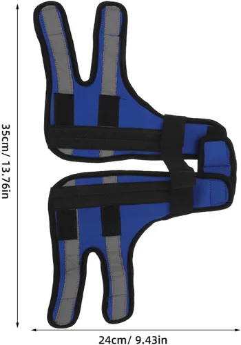 Vista 4 de TOYANDONA Dog Front Leg Brace for Recovery, Breathable Sbr Sleeve Size S