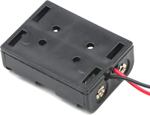 Vista 3 de Caja de plástico con interruptor de encendido/apagado, cables de cable (12 pulgadas), 5 unidades para control remoto, automóvil, electrónica