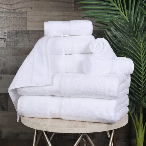 Vista 94 de BNM Toallas de Algodón Egipcio de Peso Pesado, Ideales para Baño, Ducha, Spa, Hotel, 800 GSM, Toallas Faciales/de Aseo, Toallas de Mano, Toallas