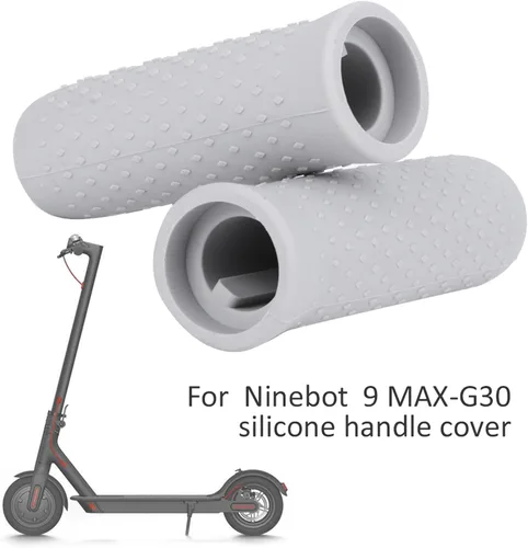 Vista 5 de Keenso Empuñaduras de manillar de scooter, empuñaduras eléctricas para scooter -G30, material de silicona, antideslizante y cómodo