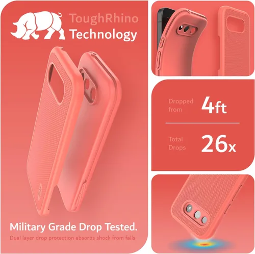 Vista 2 de TUDIA Funda para Google Pixel 10a (2026) - [MergeGrip] Doble capa resistente delgada [prueba de caídas de grado militar] Fundas protectoras para Baya