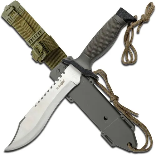 Vista 4 de Survivor HK-6001 - Cuchillo de supervivencia (12 pulgadas), color negro