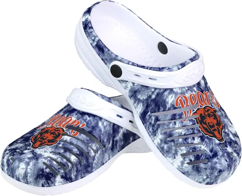 Vista 6 de FOCO NFL Womens NFL Team Logo Cloudie Garden Water Sandals Shoes Slipper Clogs with Strap