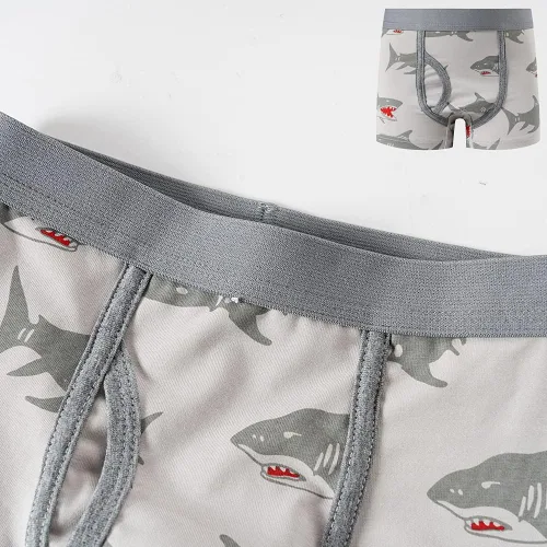 Vista 4 de Zumou Calzoncillos tipo bóxer para niños, ropa interior de algodón para niños pequeños