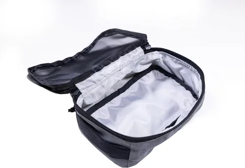 Vista 7 de VanEssential Cubo de embalaje con parte superior de malla transparente XS - Gris carbón