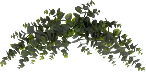 Vista 7 de Vickerman Guirnalda de eucalipto artificial en espiral borgoña de 6 pies