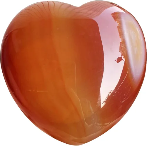 Vista 11 de Piedra de corazón pulida, piedras de bolsillo de cristal curativo para preocupaciones de palma, reiki, 1.5 pulgadas, piedra de sangre de África