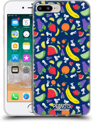 Vista 92 de Head Case Designs Funda de gel suave con licencia oficial de Peanuts Charlie y Snoopy Naturally Sweet compatible con Apple iPhone 7 Plus/iPhone 8