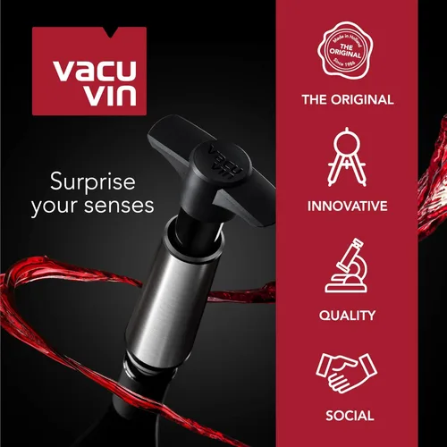 Vista 5 de Vacuvin Wine Saver - Tapones adicionales, juego de 2