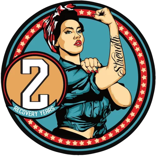 Vista 34 de Sobriety Coin – Rosie Strength Tattoo Recovery AA Chip, medallón de alta resistencia, regalo perfecto para cualquier persona en recuperación