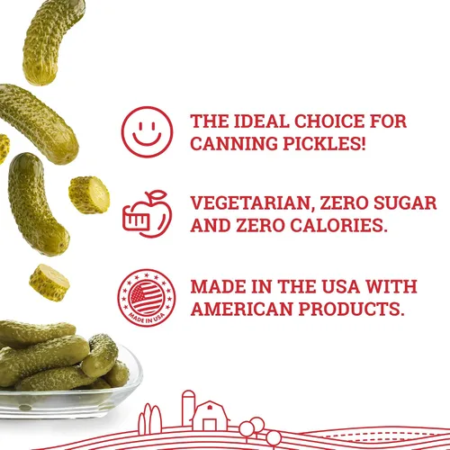 Vista 3 de Hoosier Hill Farm Gránulos Pickle Fresh, tarro de 1.5 libras