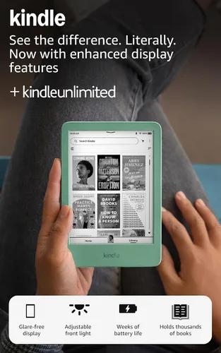 Vista 8 de Amazon Kindle 16 GB (último modelo): El Kindle más ligero y compacto, ahora con cambios de página más rápidos y mayor relación de contraste para una