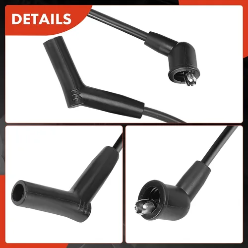 Vista 7 de A-Premium Juego de 7 cables de bujía de encendido compatibles con Toyota Land Cruiser 1981-1987 L6 4.2L