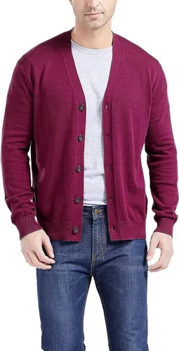 Vista 6 de Gilboa Suéter tipo cárdigan 100% algodón para hombre