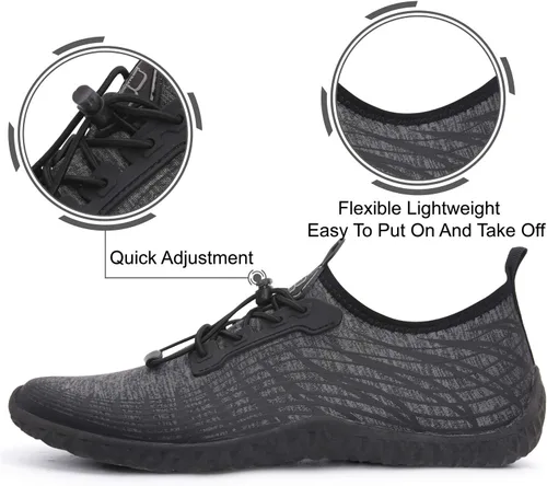 Vista 3 de Spesoul Zapatos deportivos acuáticos para hombre y mujer, secado rápido, para exteriores, para playa, natación, piscina, surf, buceo, yoga