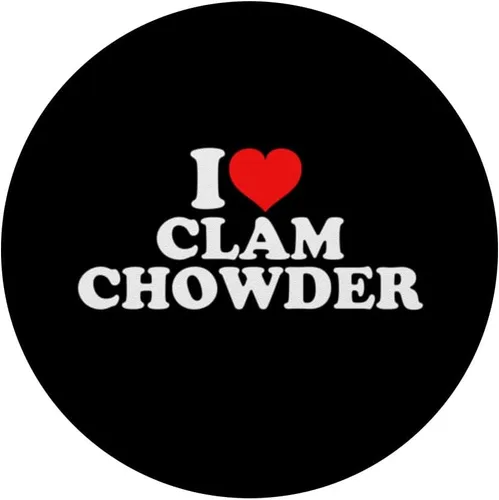 Vista 3 de I Love Clam Chowder PopSockets Swappable PopGrip
