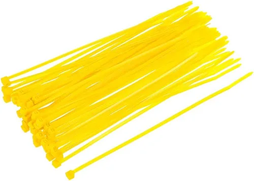 Vista 11 de uxcell Bridas para cables de nailon con cierre automático de 4 pulgadas, color azul cielo, 100