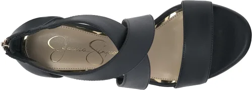 Vista 6 de Jessica Simpson Jinxxi Sandalias para mujer, con taco de cuña