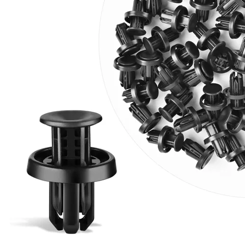 Vista 15 de GOOACC Clips de remache de nailon para guardabarros y protector de parachoques para GM, Ford y Chrysler 0.276 in, clips para carrocería