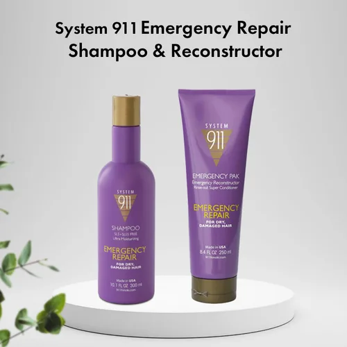 Vista 2 de Hayashi System 911 Shampoo 10.1oz & Emergency Pak 8.4oz "Set