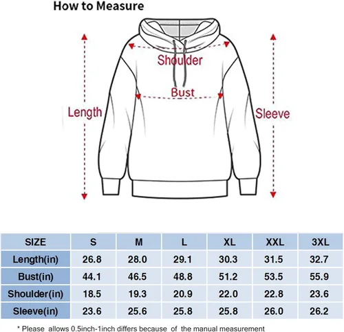 Vista 3 de Qxohuow Anime Cartoon Hoodie Novelty 3D Printed Hooded Pullover, Cute Couple Hoodie Gift for Girls Women